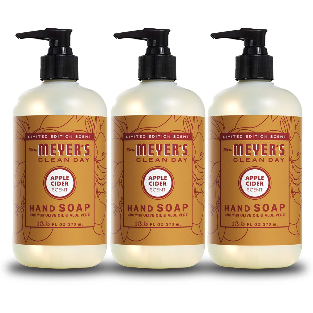 Mrs. Meyer's Liquid Hand Soap Apple Cider, 12.5 oz (Pack of 6)