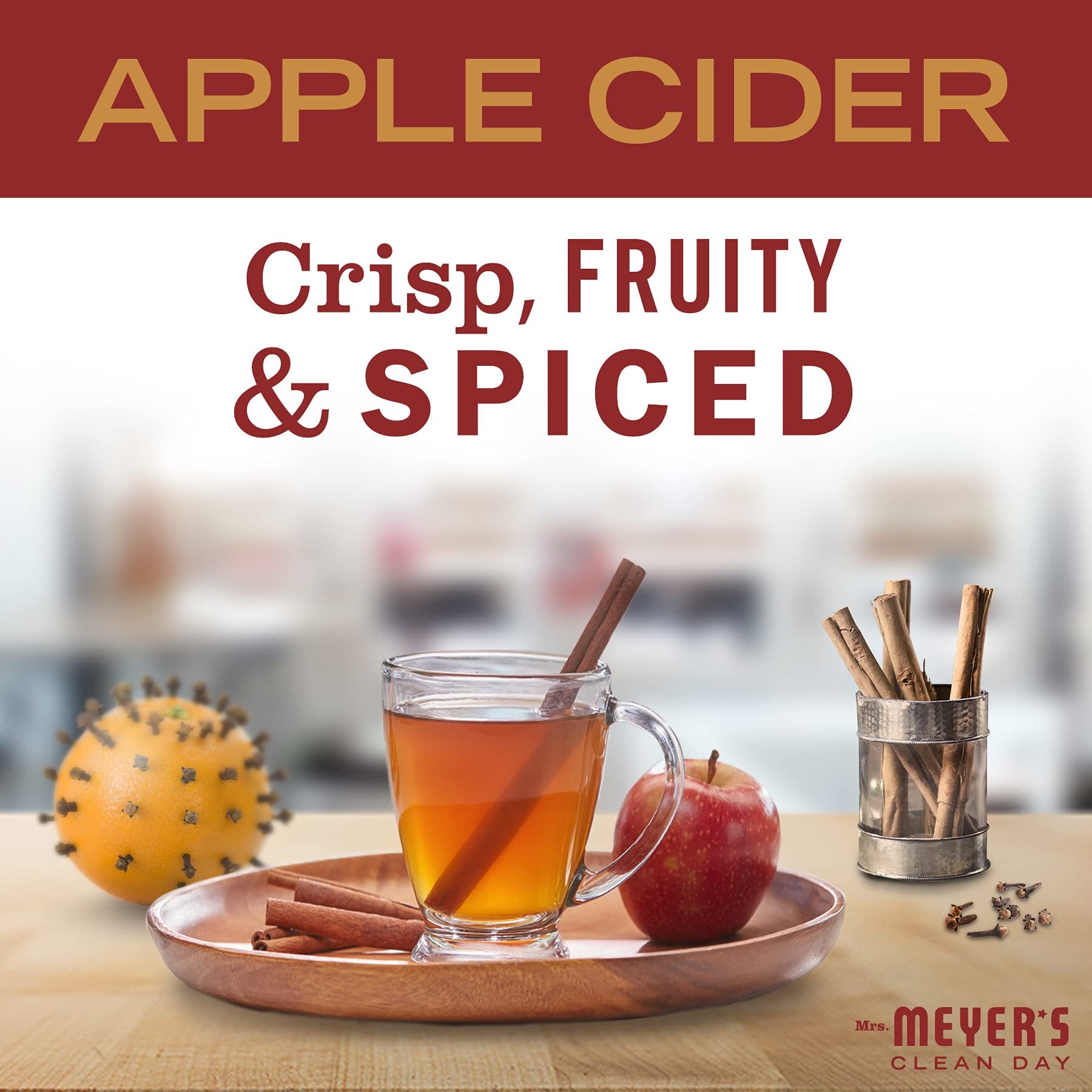 Mrs. Meyer's Liquid Hand Soap Apple Cider, 12.5 oz (Pack of 6)