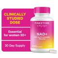 Pink Stork 500 mg NAD+ Supplement- Nicotinamide Riboside