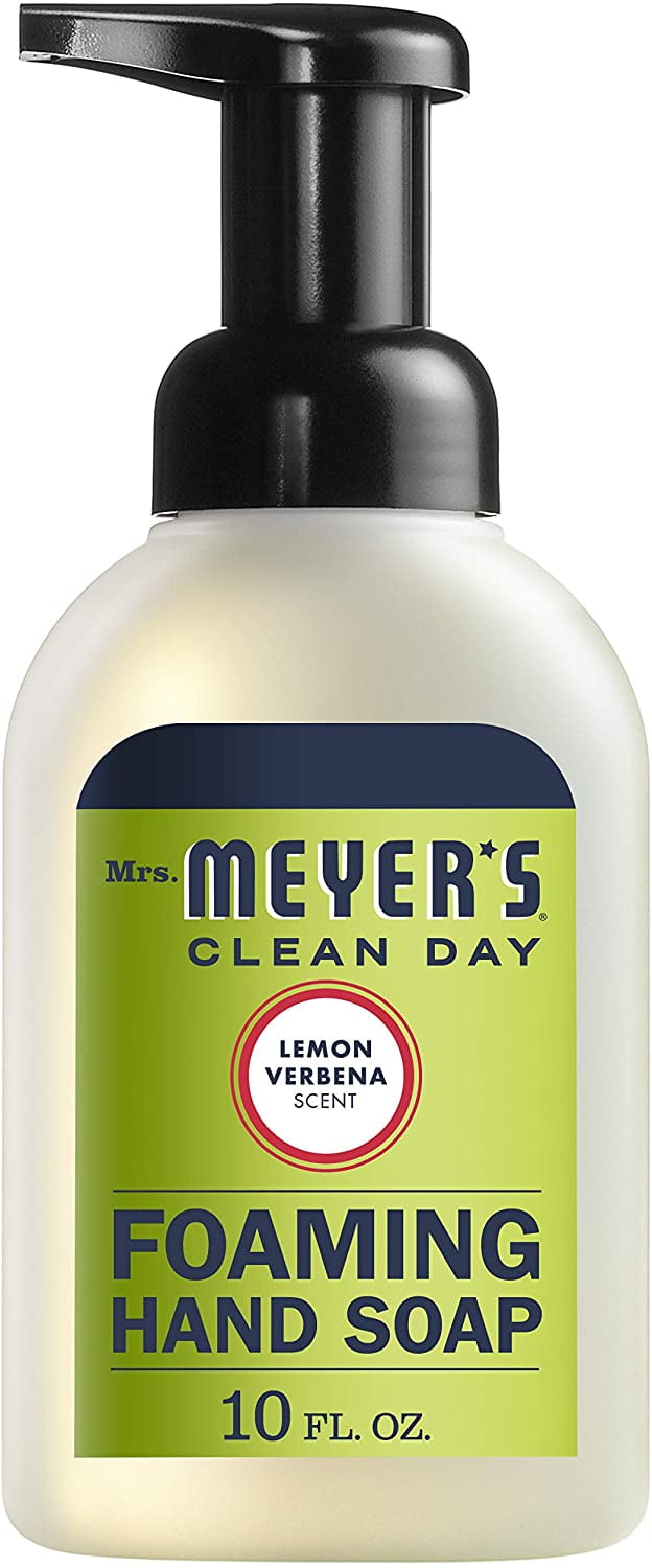 Mrs. Meyer's Clean Day Foaming Hand Soap, Lemon Verbena, 10 oz (Pack of 6)