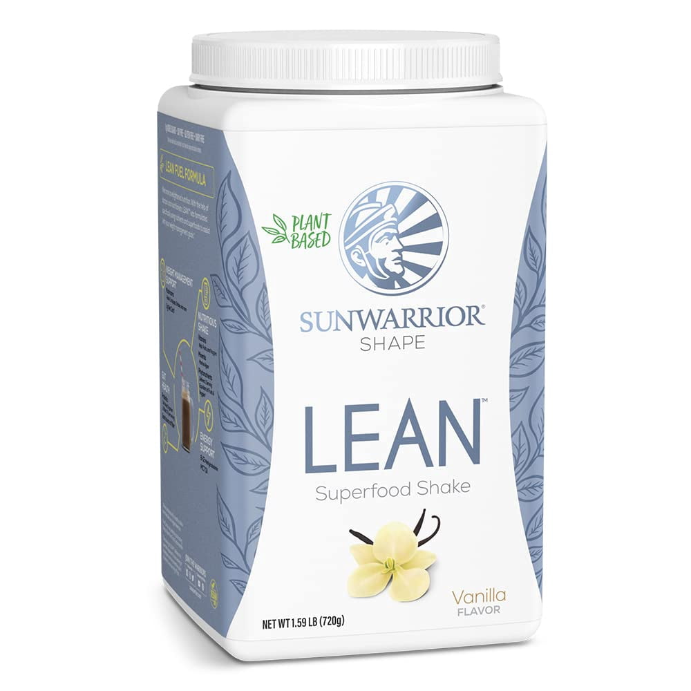 Sunwarrior Lean Vegan Chocolate Protein Powder | Plant-Based Superfood Shake, Chocolate, 720g