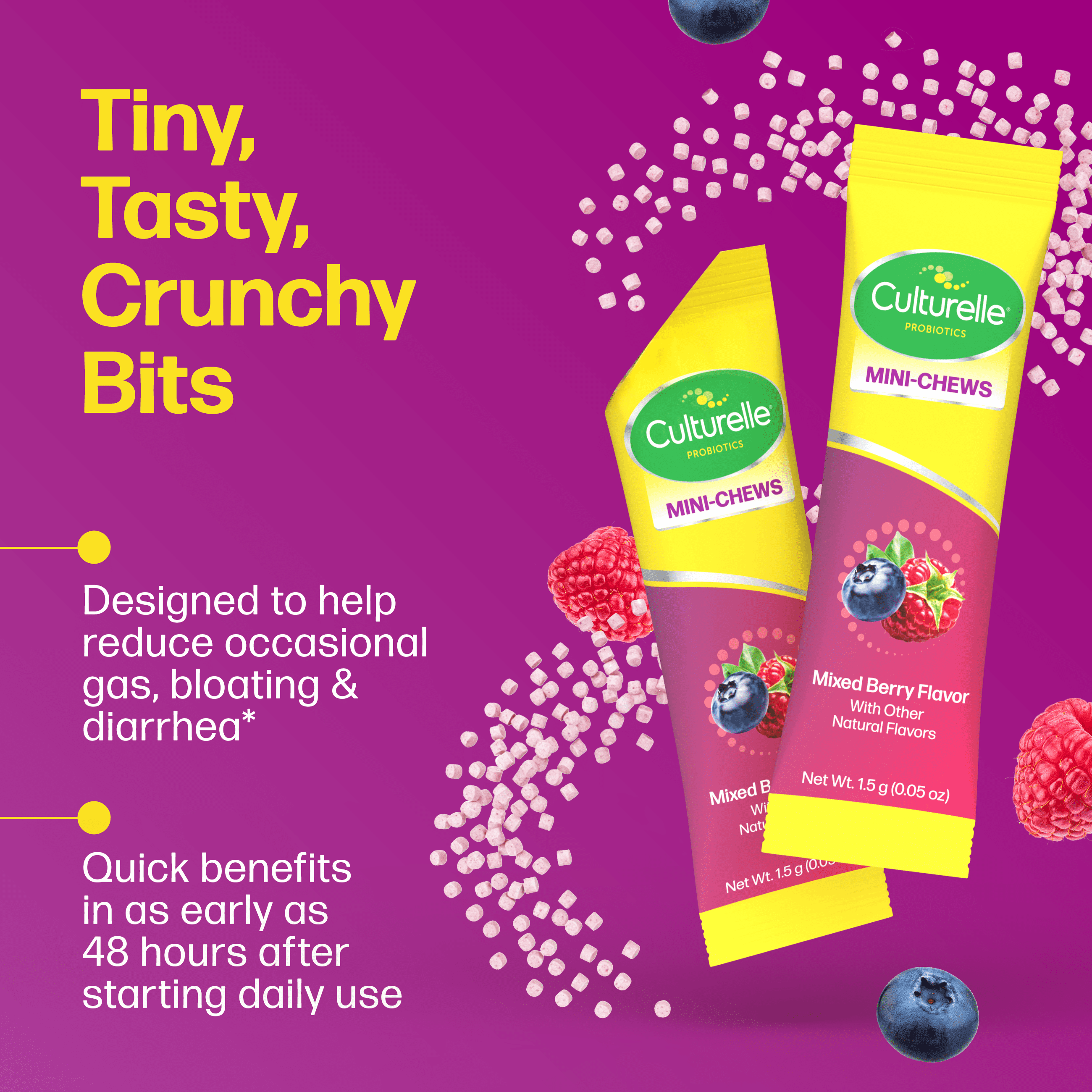 Culturelle Complete 3-in-1 Biotics Mini Chews 28ct