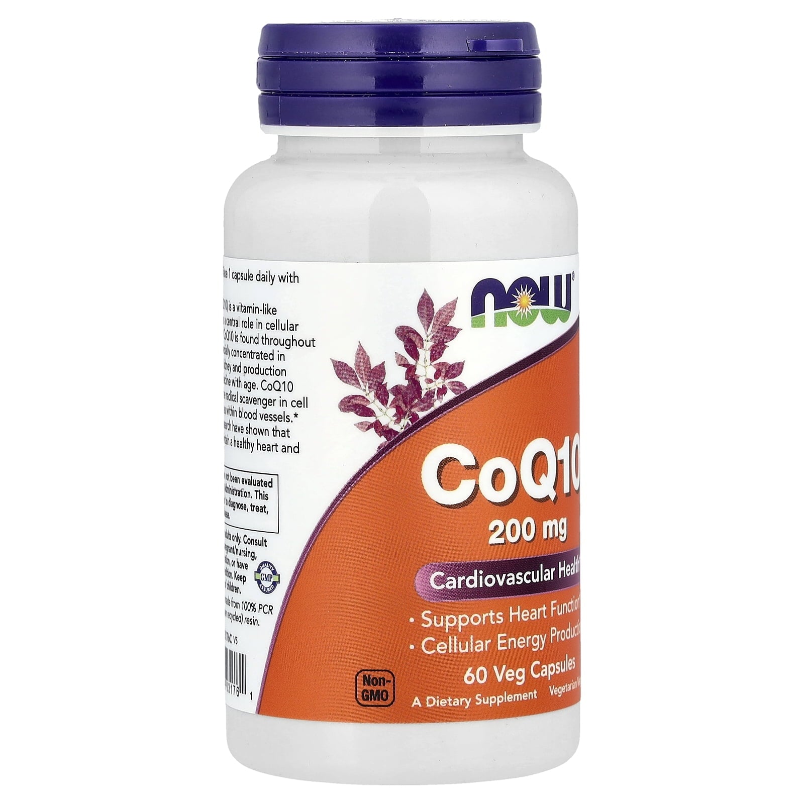 Now Foods Coq10 200Mg - 60 Veg Capsules