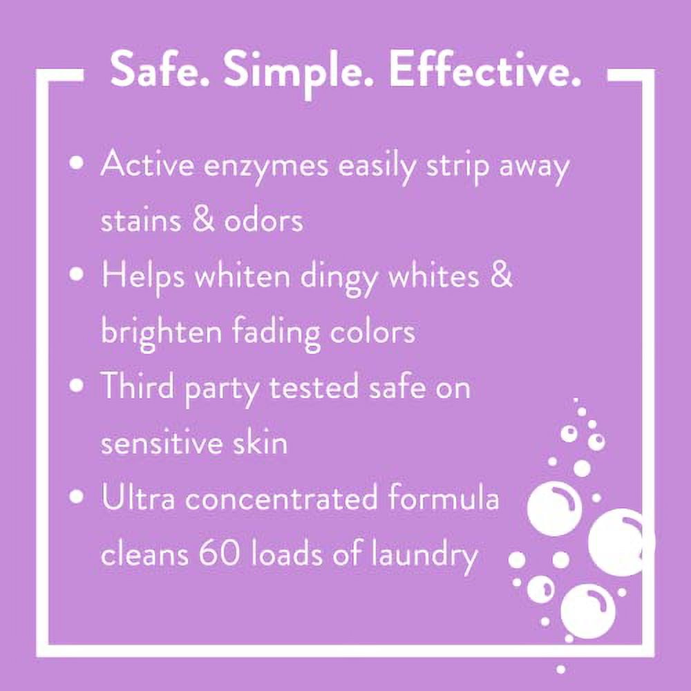 Molly's Suds Super Powder Detergent | Natural Extra Strength Laundry Soap, Stain Fighting &amp; Safe for Sensitive Skin | Earth Derived Ingredients | Lavender Scented, 60 Loads