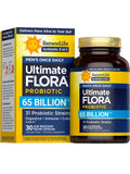 Ultimate Flora Probiotics for Men | 65 Billion CFU | 30 Delayed Release Vegan Capsules | by Renew Life