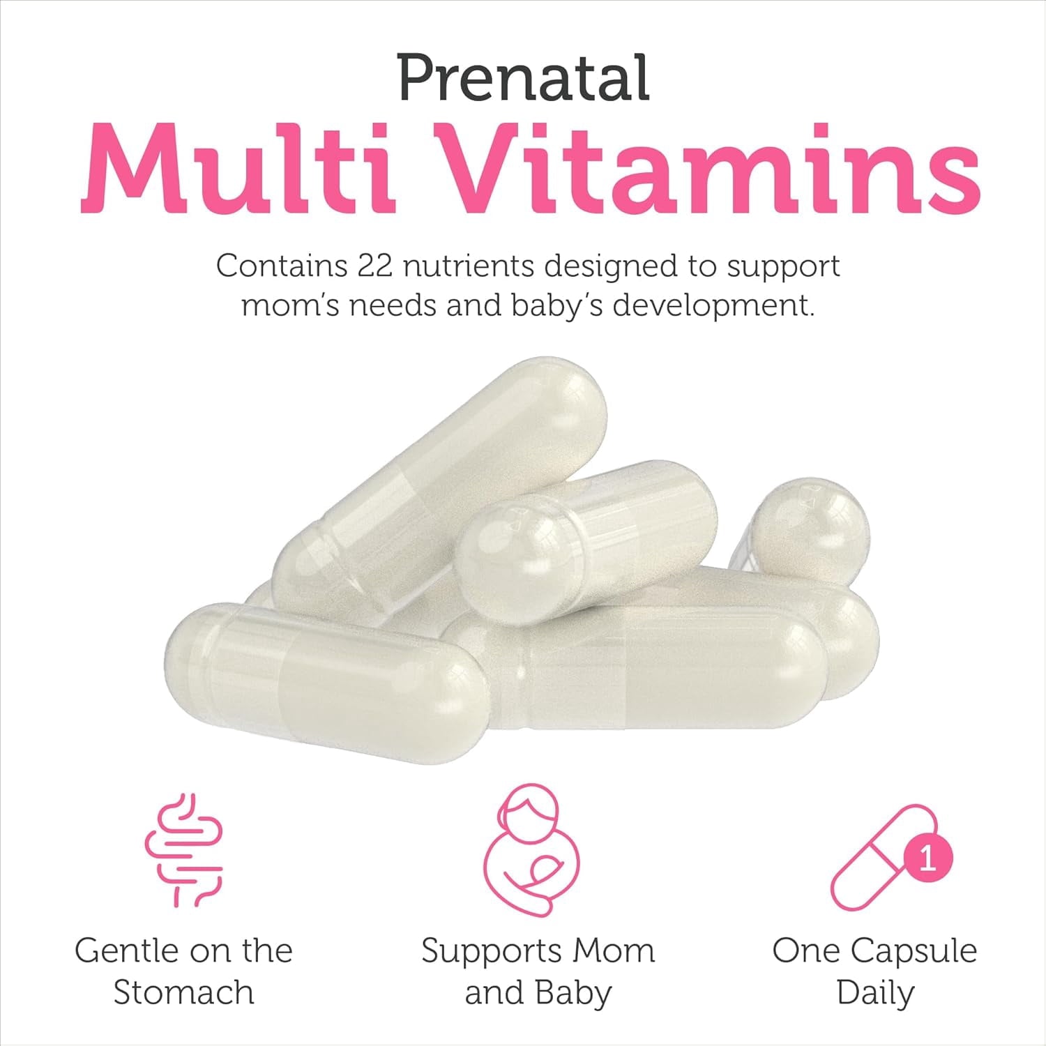Total One Prenatal, 120 Capsules, Zahler