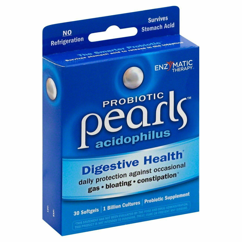 Nature's Way Enzymatic Therapy Probiotic Pearls Acidophilus, 30ct, 2-Pack