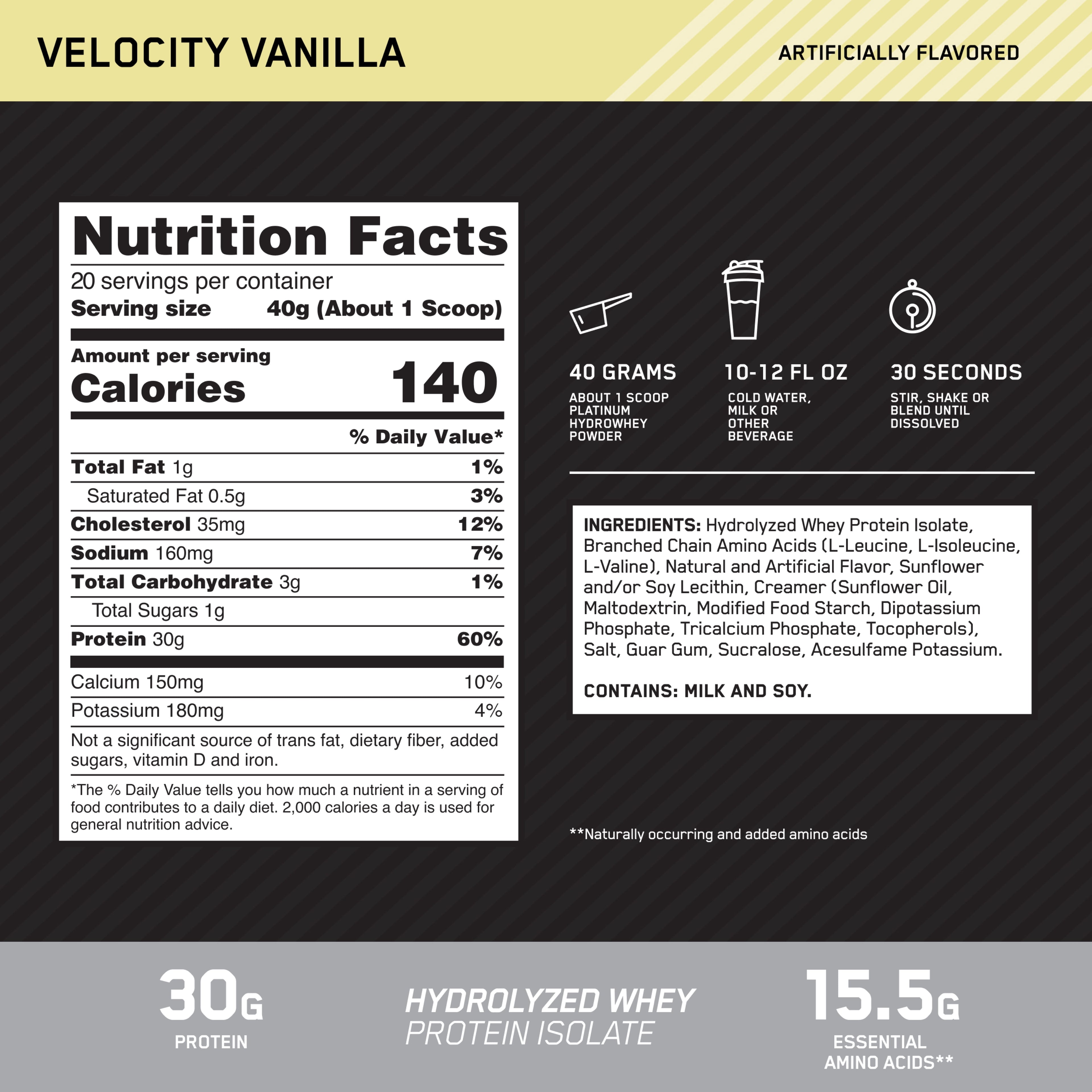 Optimum Nutrition Platinum Hydro Whey