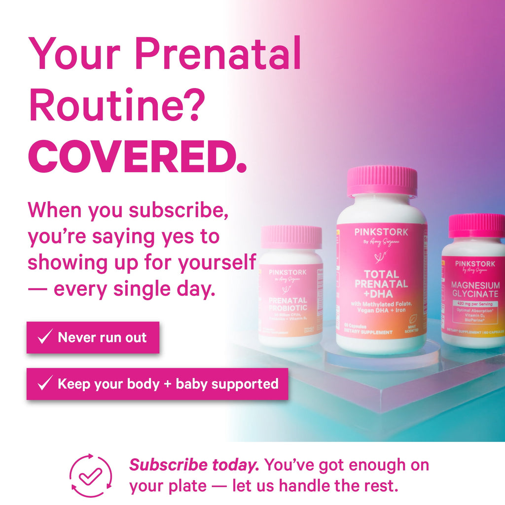 Pink Stork Choline Bitartrate Capsule - 550 mg, Supplement Pregnancy, Prenatal Vitamin, 30 Count