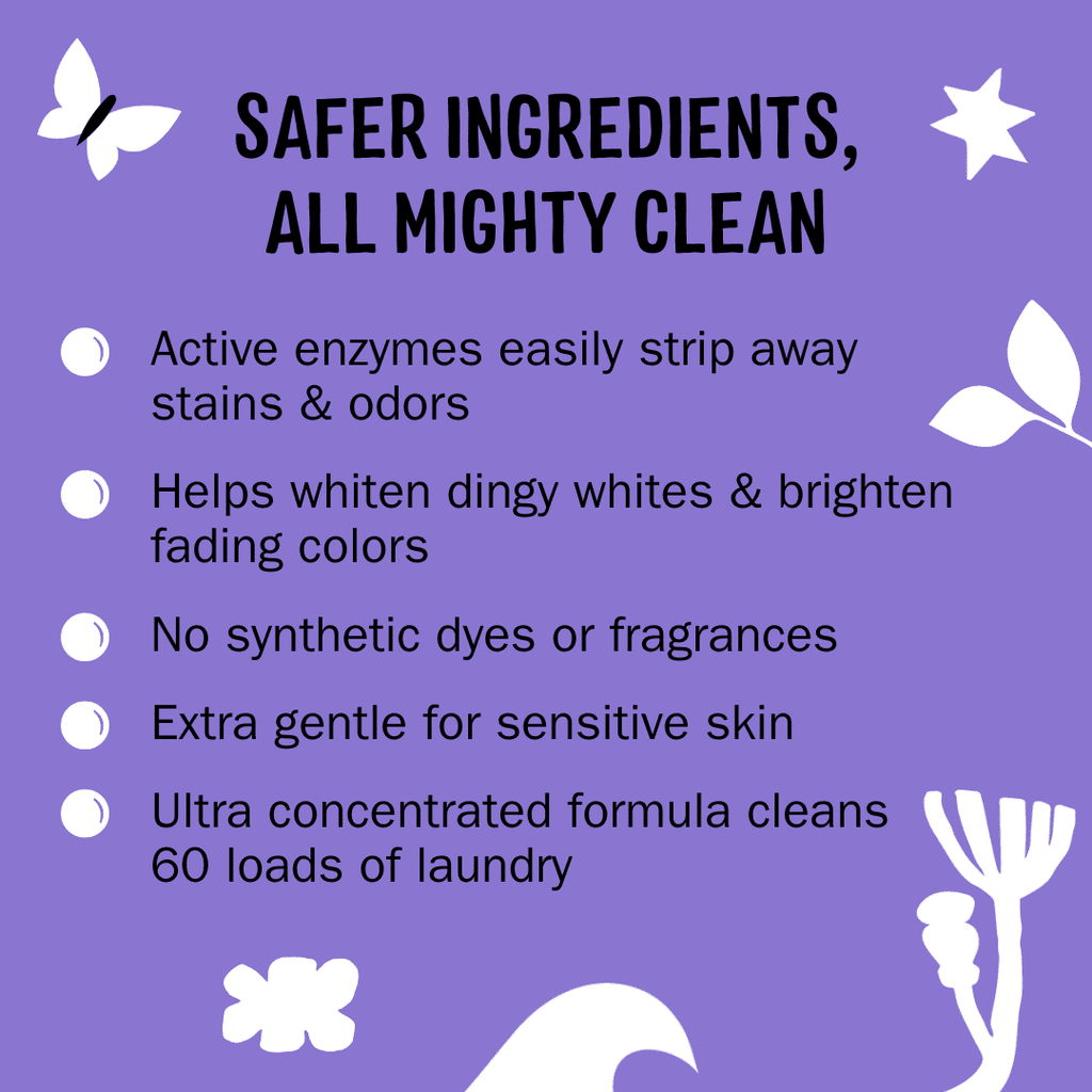 Molly's Suds Super Powder Detergent | Natural Extra Strength Laundry Soap, Stain Fighting | Sensitive Skin | Earth Derived Ingredients | Lavender, 60 Loads
