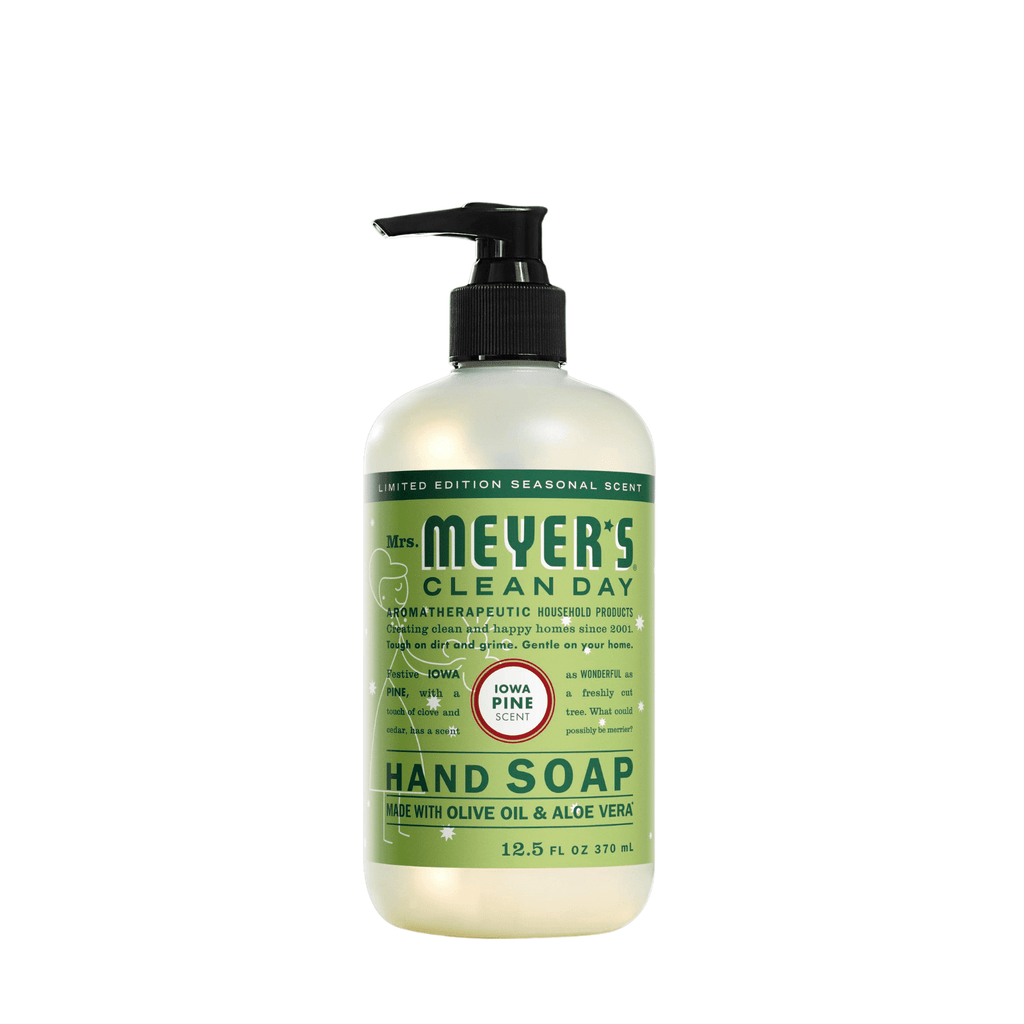 MRS. MEYER'S CLEAN DAY Liquid Hand Soap Variety Pack, Iowa Pine, Refill, 33 fl oz, Refill, 12.5 fl oz, 1 CT