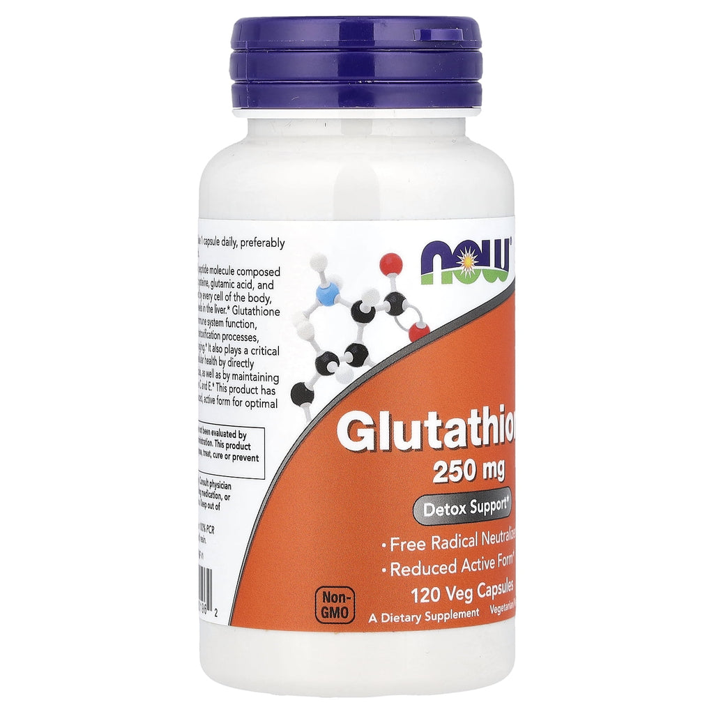 NOW Foods Glutathione, 250 mg, 120 Veg Capsules