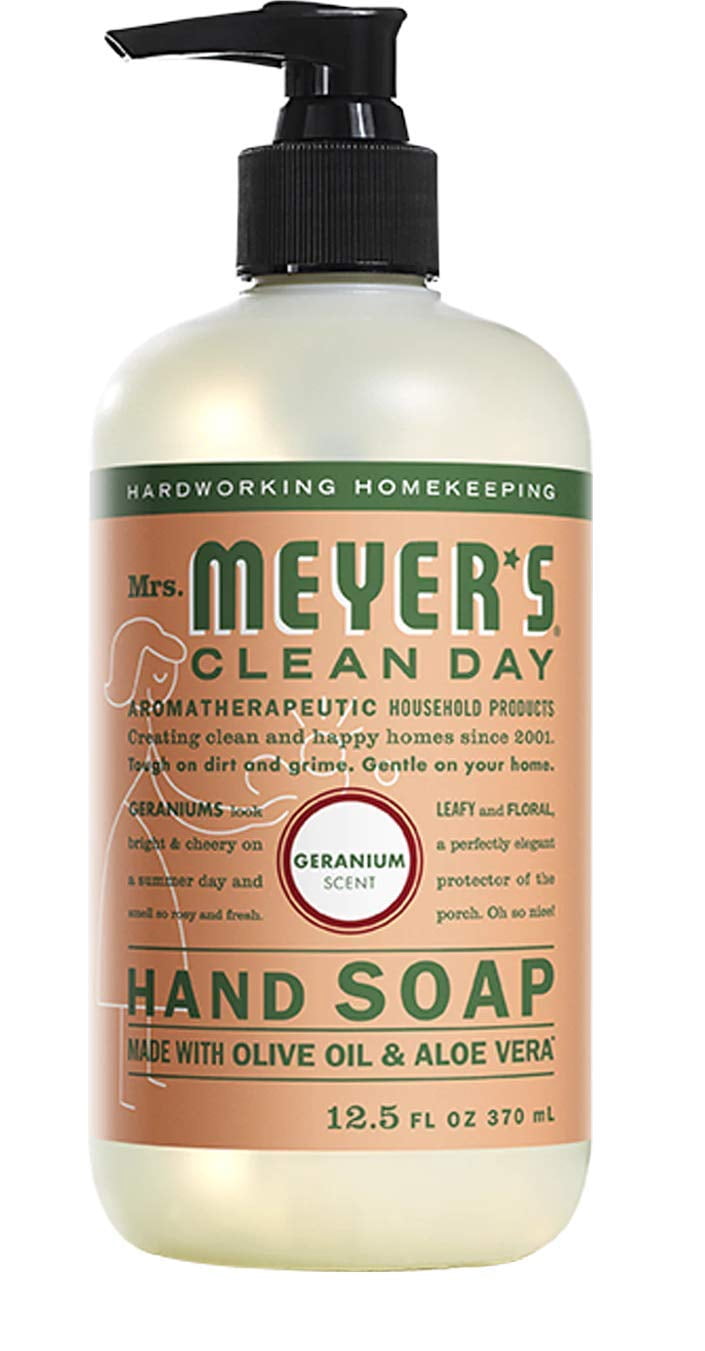 Mrs. Meyer’s Clean Day New 6 Scent Variety, 1 Peony, 1 Geranium, 1 Honeysuckle, 1 Basil, 1 Lavender, 1 Lemon Verbena, 1 CT