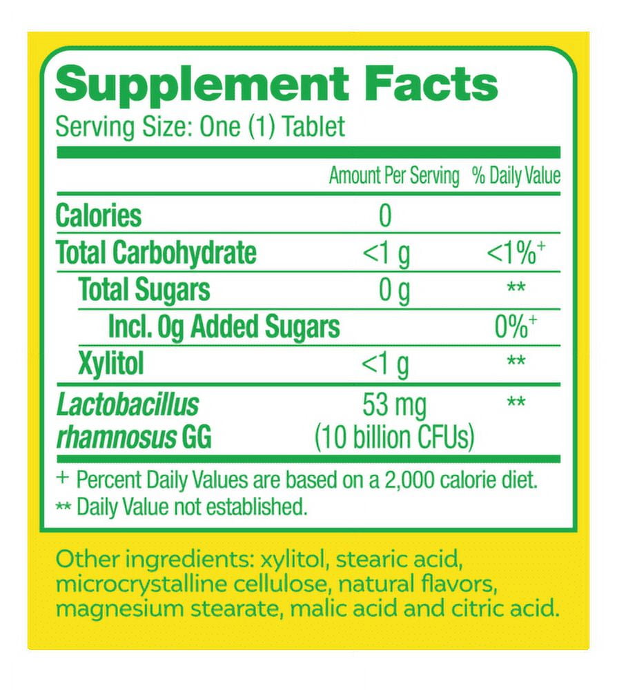 Culturelle Digestive Health Probiotic Chewable Tablets, Orange 24 ea