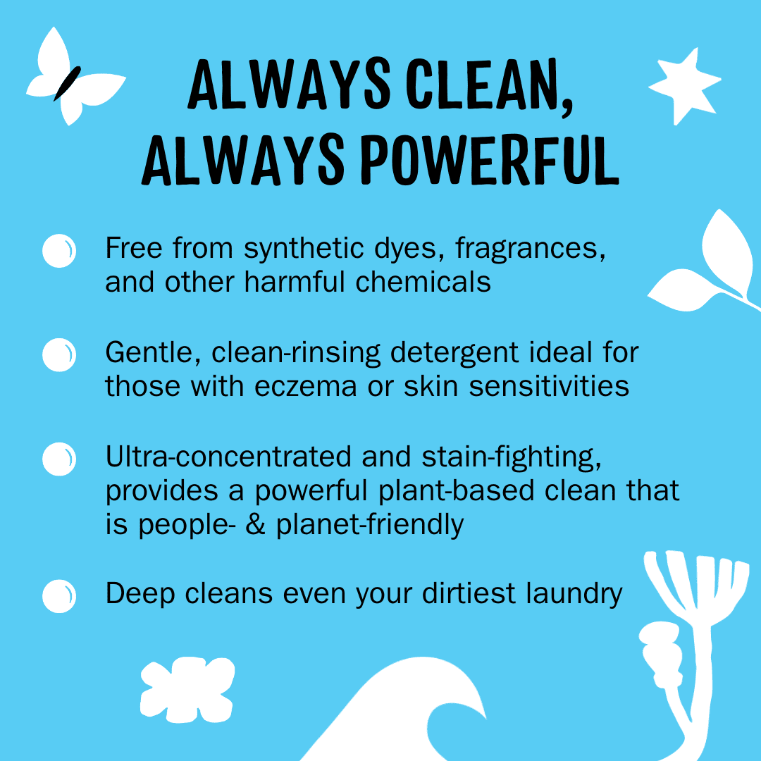 Molly's Suds Natural Liquid Laundry Detergent | High Efficiency (HE) | Peppermint - 100 Loads