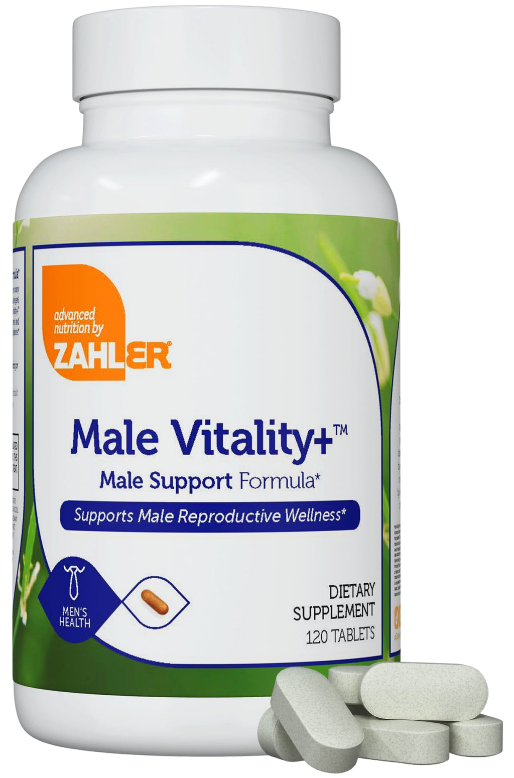 Zahler Male Vitality+, Make Fertility Supplement, 120 Tablets
