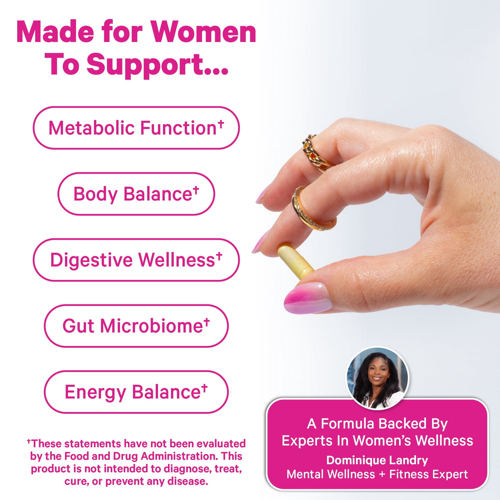 Pink Stork Berberine Capsule Metabolism Support for Women- 30 Capsules