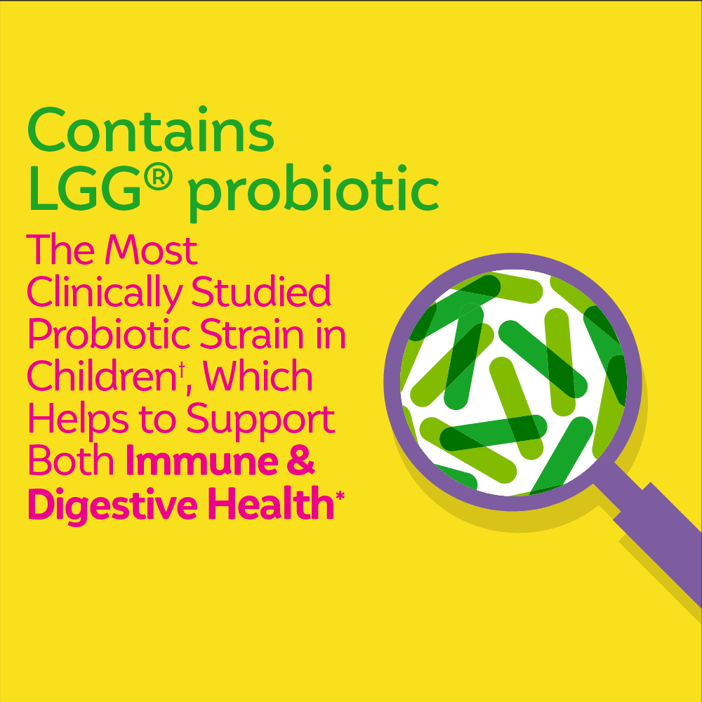 Culturelle Probiotics Kids Purely Probiotic Daily Ready-to-Mix Supplement, Immunity &amp; Digestion Support for Children, No Flavor Added, 30 Packets