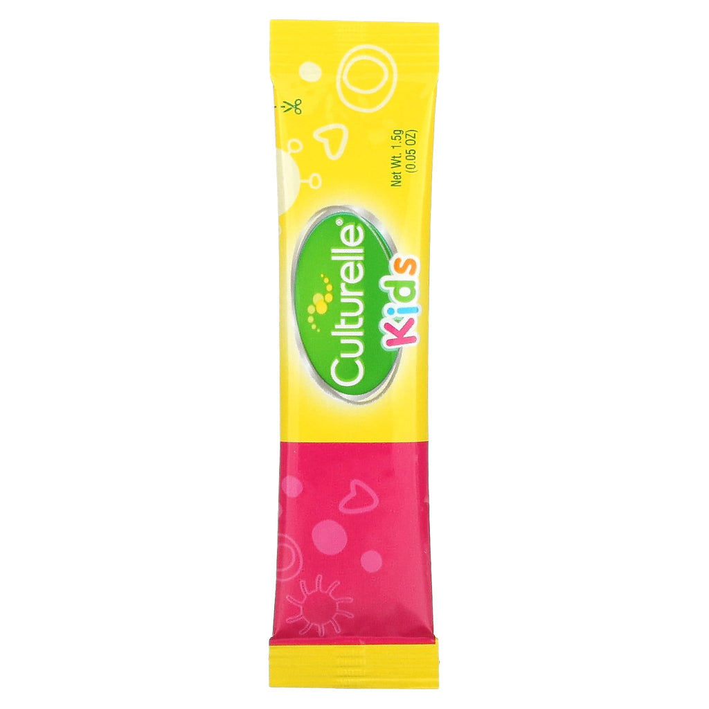 Culturelle Probiotics Kids Purely Probiotic Daily Ready-to-Mix Supplement, Immunity &amp; Digestion Support for Children, No Flavor Added, 30 Packets
