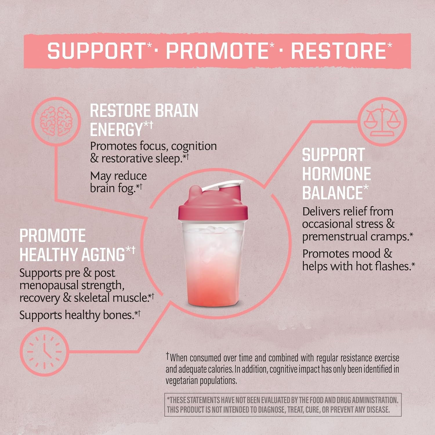 Sunwarrior Creatine Monohydrate Powder, Preworkout for Women, Vegan &amp; Keto-Friendly, 14.1 oz