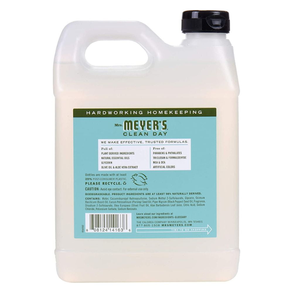 Mrs. Meyer's Dish Soap Variety, 1 Dish Soap, 1 Dish Soap Refill, Basil, 1 CT