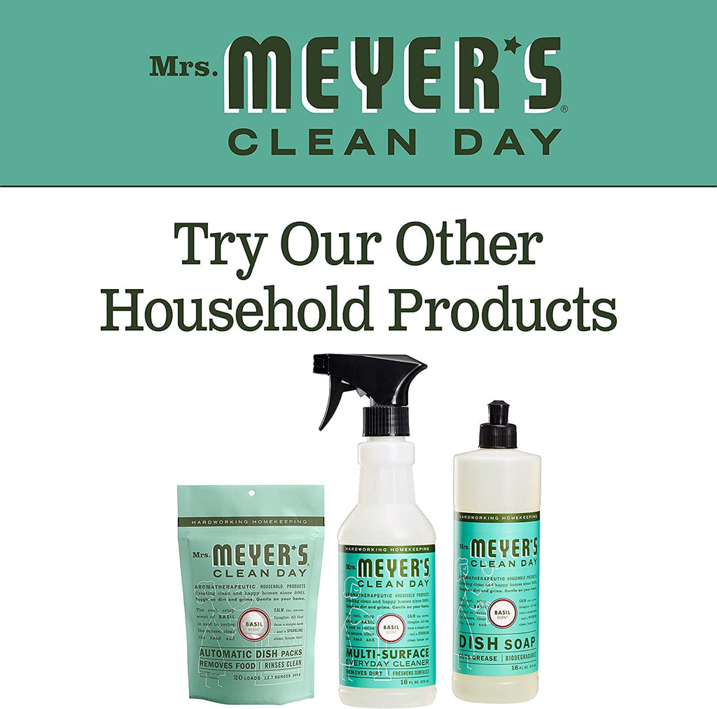 Mrs. Meyer's Dish Soap Variety, 1 Dish Soap, 1 Dish Soap Refill, Basil, 1 CT