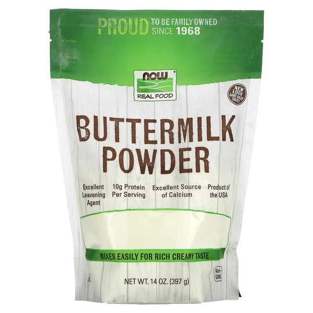 NOW Foods, Real Food, Buttermilk Powder, 14 oz Pack of 4