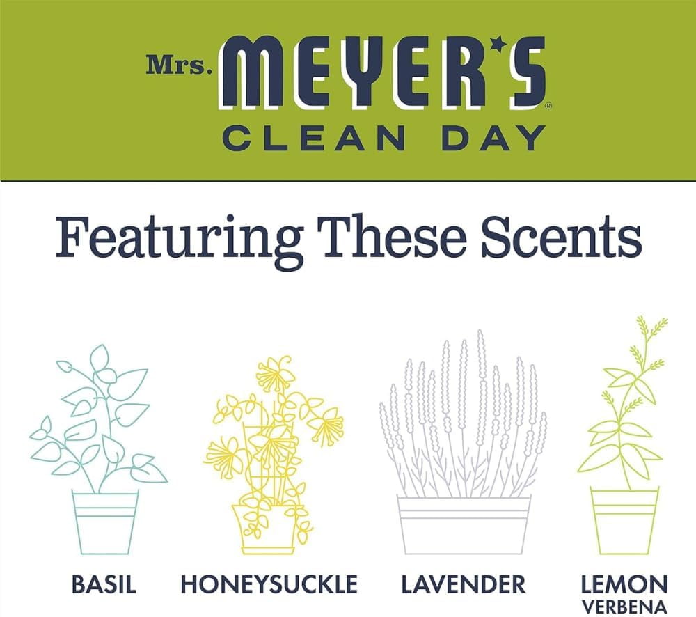 Mrs. Meyer’s Clean Day Variety, 2 Liquid Hand Soap 12.5 oz, 1 Liquid Dish Soap 16 fl oz (Rosemary)