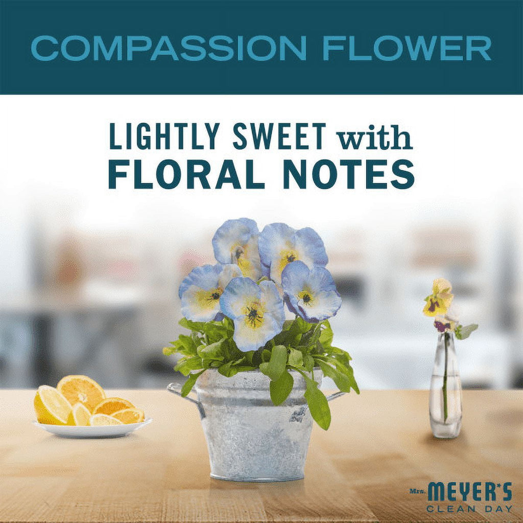 Mrs. Meyer’s Clean Day Liquid Hand Soap, Compassion Flower, 12.5 OZ (Pack of 6)