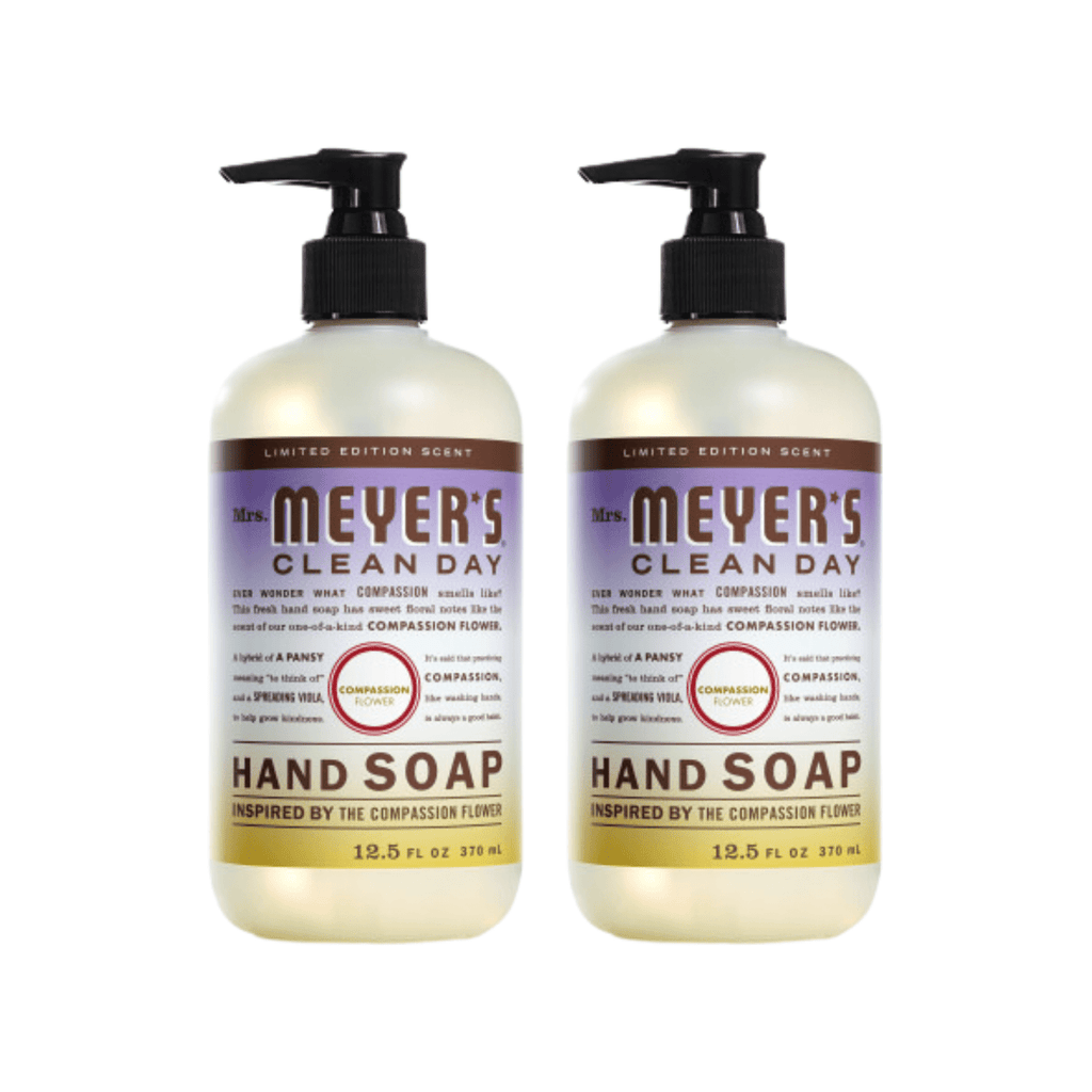Mrs. Meyer’s Clean Day Liquid Hand Soap, Compassion Flower, 12.5 OZ (Pack of 6)