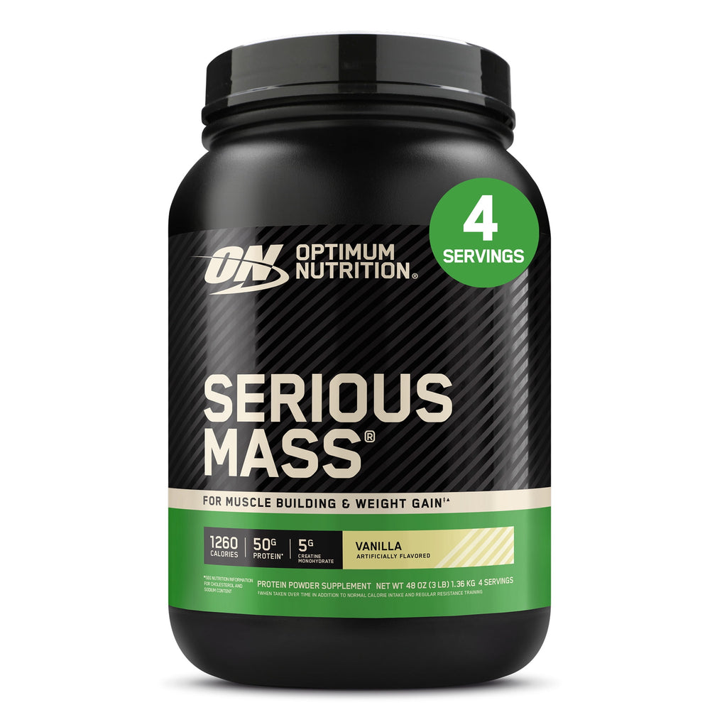Optimum Nutrition Serious Mass, Protein Powder Supplement, Chocolate Peanut Butter, 6 lb (2.72 kg)