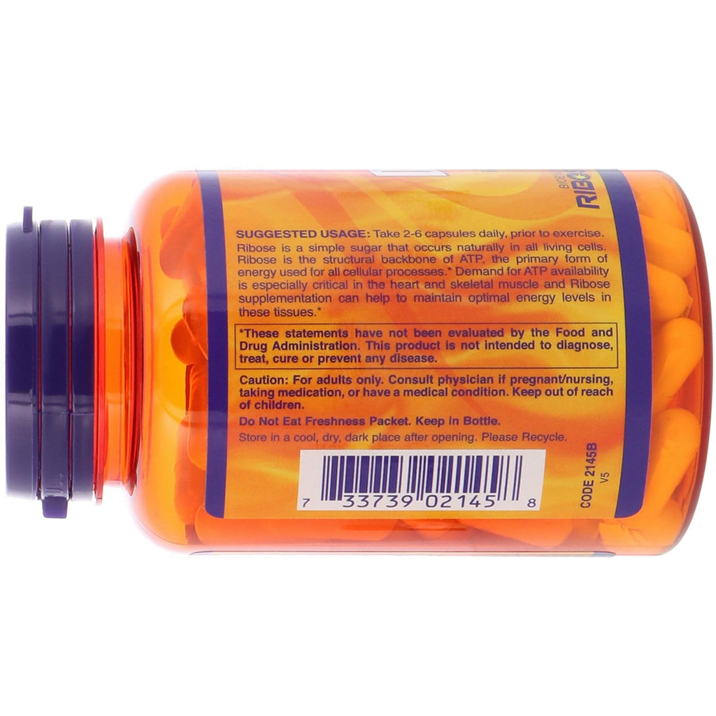 NOW Foods - NOW Sports D-Ribose 750 mg. - 120 Vegetable Capsule(s)
