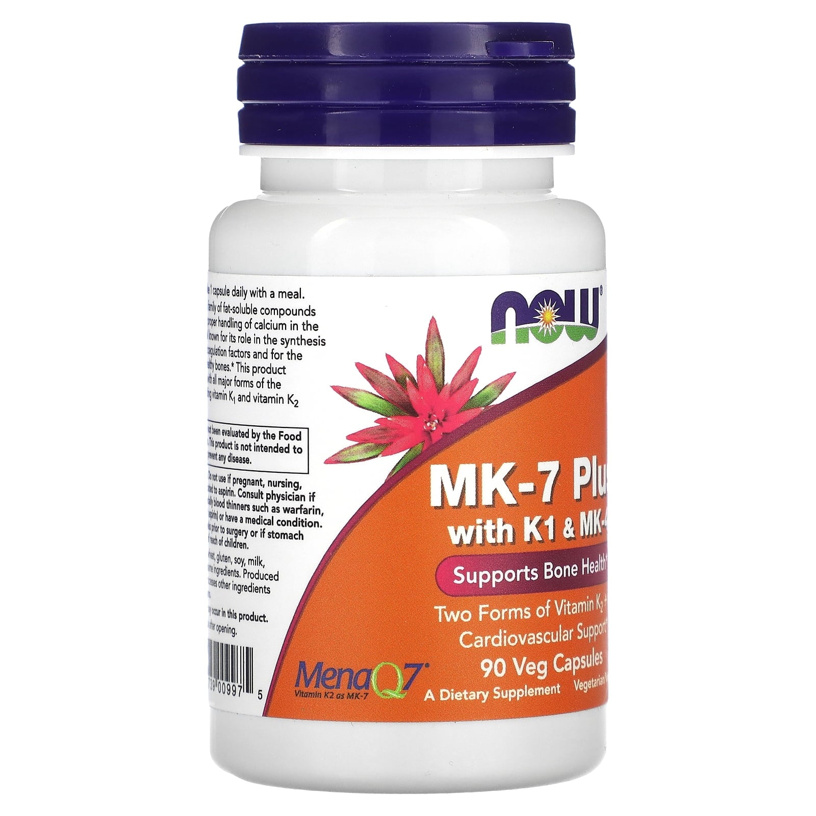 MK-7 Plus with K1 &amp; MK-4 - 90 Veg Capsules