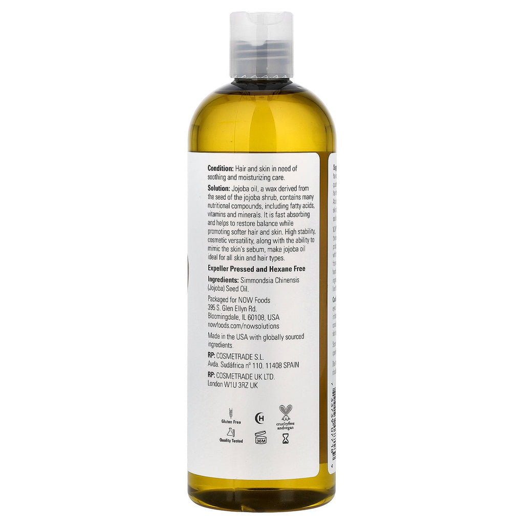 NOW Foods - Jojoba Oil Pure - 16 oz.