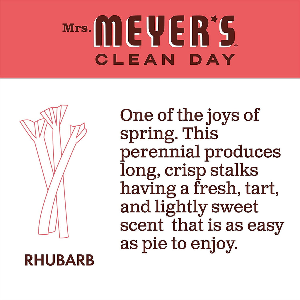 Mrs. Meyer's Rhubarb Liquid Hand Soap, 12.5 oz (6-Pack)