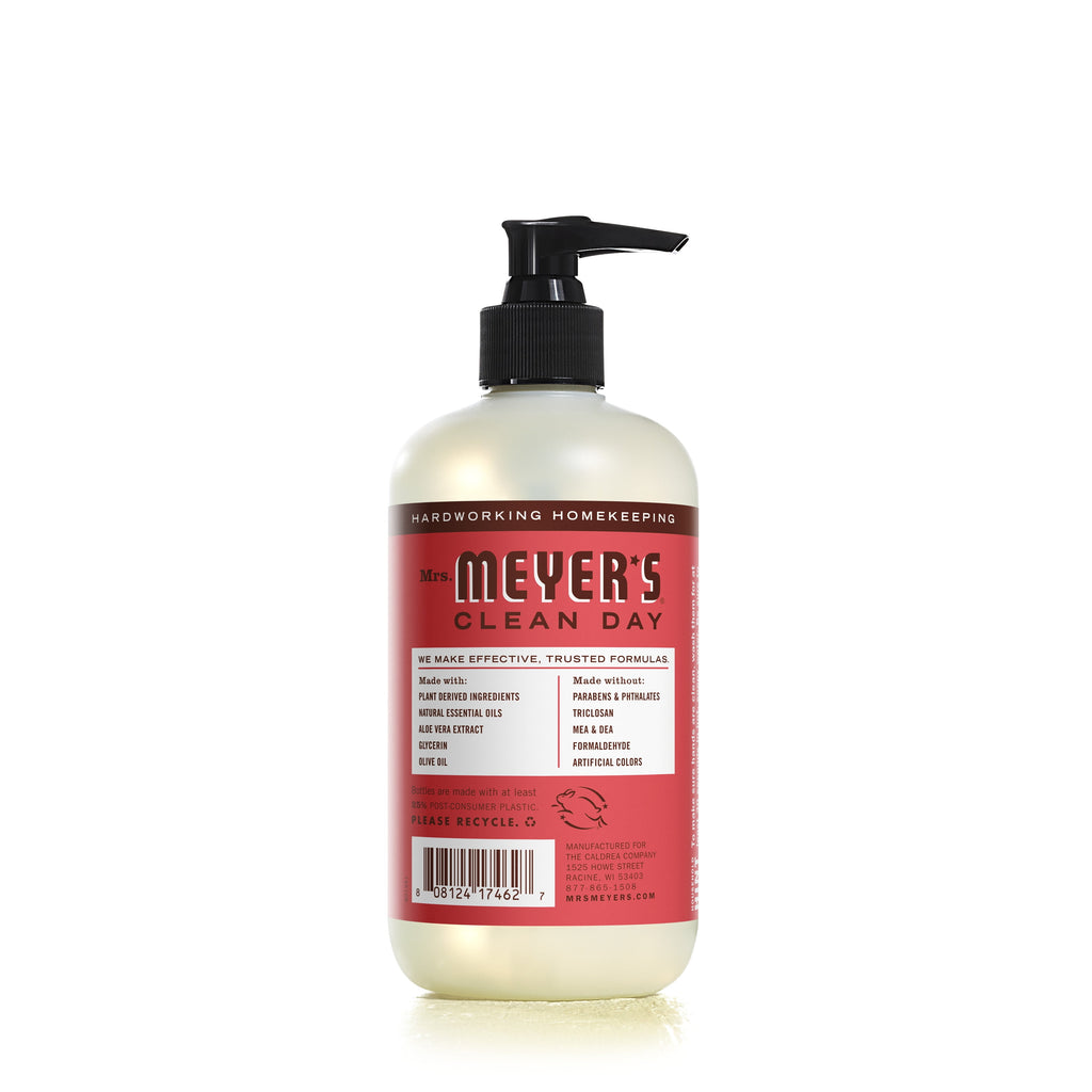 Mrs. Meyer's Rhubarb Liquid Hand Soap, 12.5 oz (6-Pack)