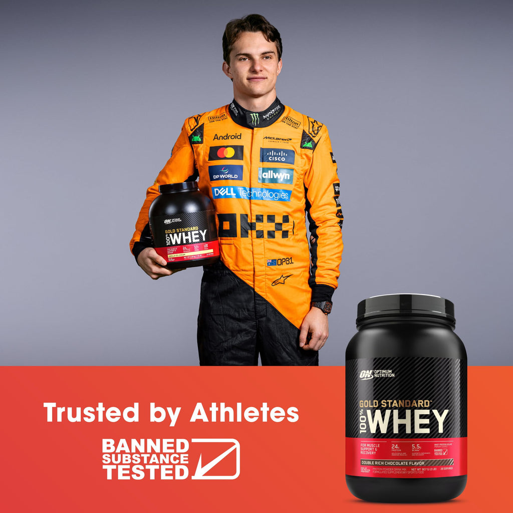Optimum Nutrition Gold Standard 100% Whey Protein Powder, Chocolate Malt, 24g Protein, 2 LB