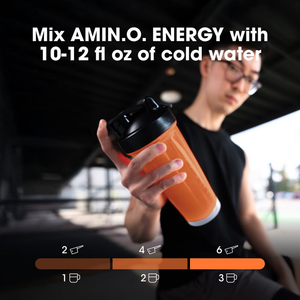 Optimum Nutrition Essential Amino Energy Powder Plus Hydration, Tangerine Wave, with BCAA, Electrolytes, and Caffeine, 30 Servings