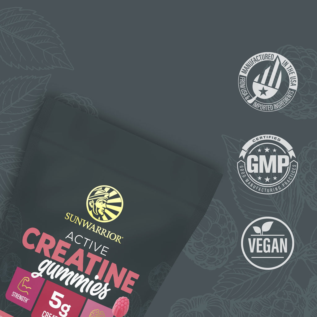 US Active Creatine Gummies (Sour Raspberry) - 90ct pouch (30 srv)