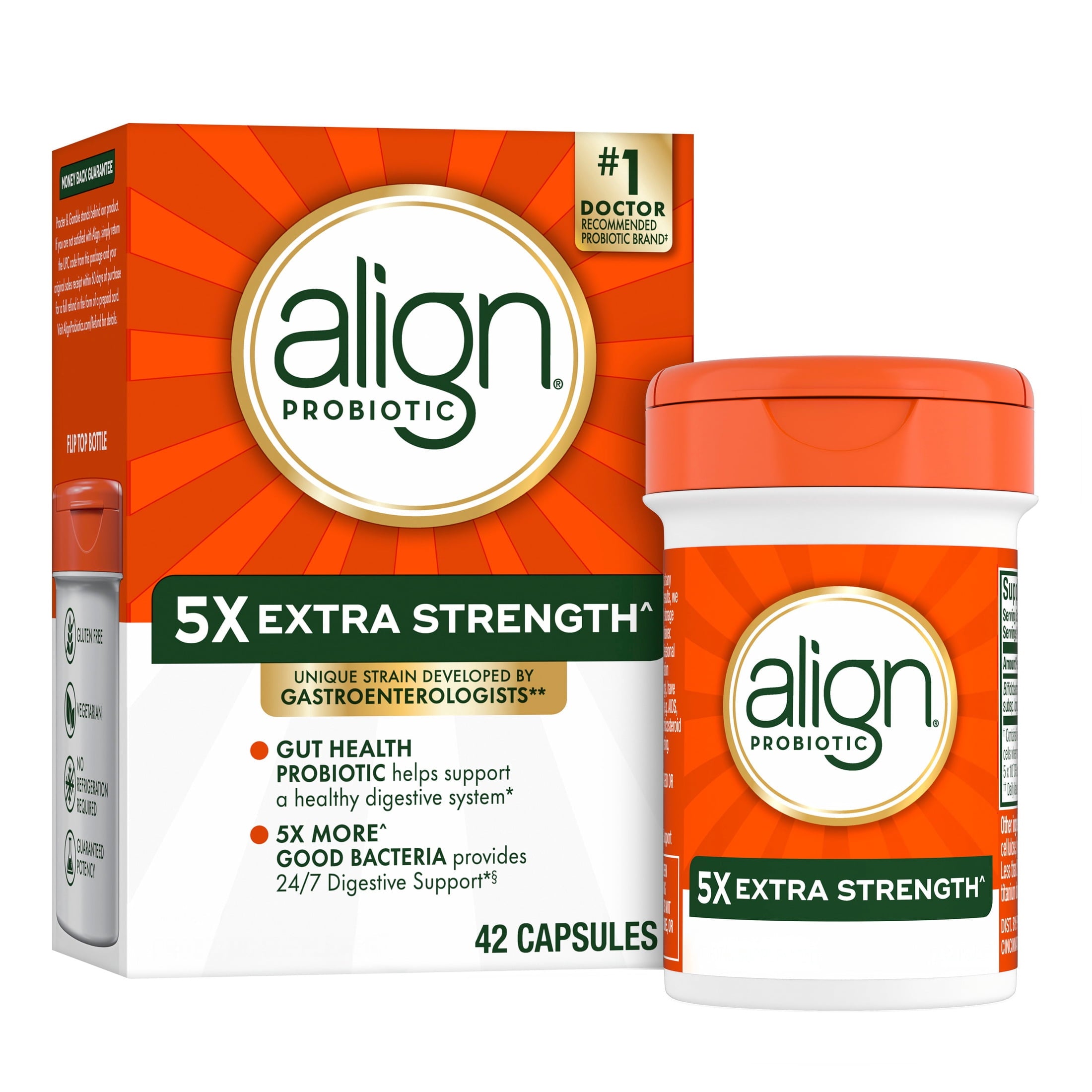 Align Probiotic Extra Strength, Probiotics for Women and Men, 42 Capsules