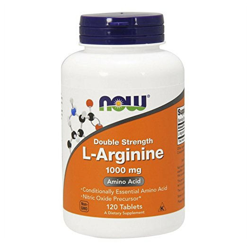 Now Foods - L Arginine 1000 mg 120 Tablets (Pack of 2)