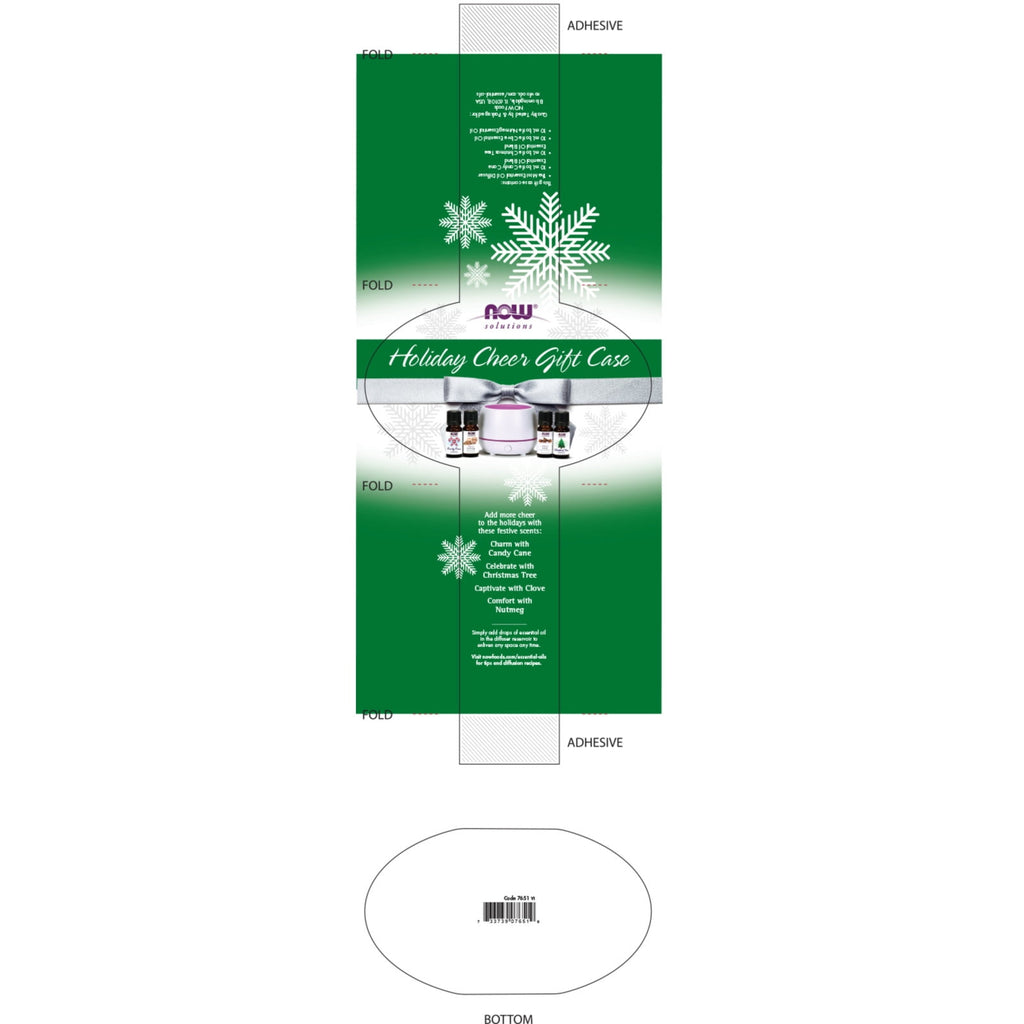 NOW FOODS Holiday Cheer Gift Case With Diffuser &amp; Oils