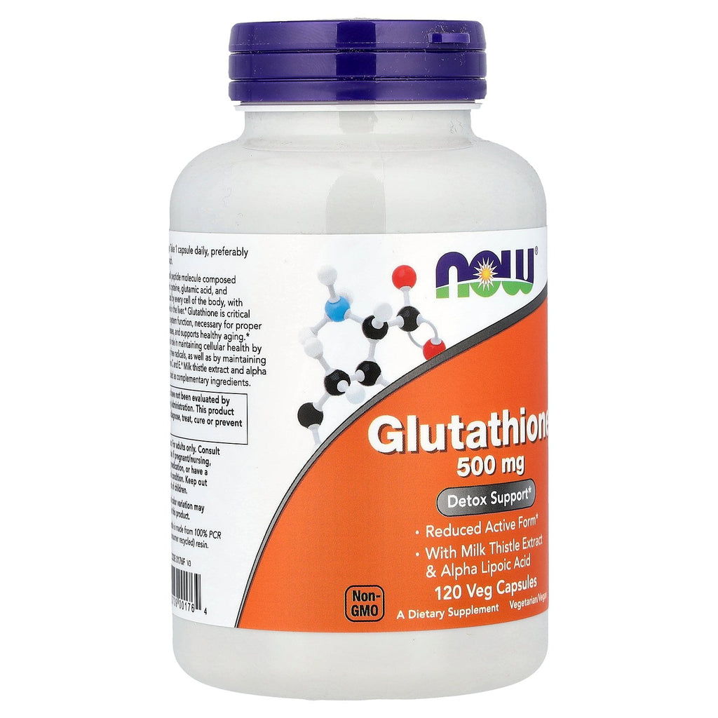NOW Foods Glutathione , 500 mg, 120 Veg Capsules