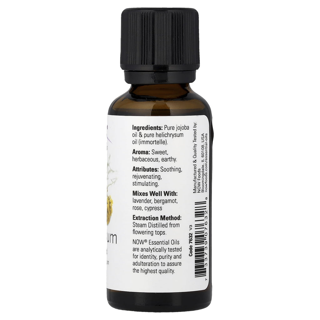 NOW Foods Helichrysum Oil 10 Percent Oil Blend, 1 Fluid Ounce