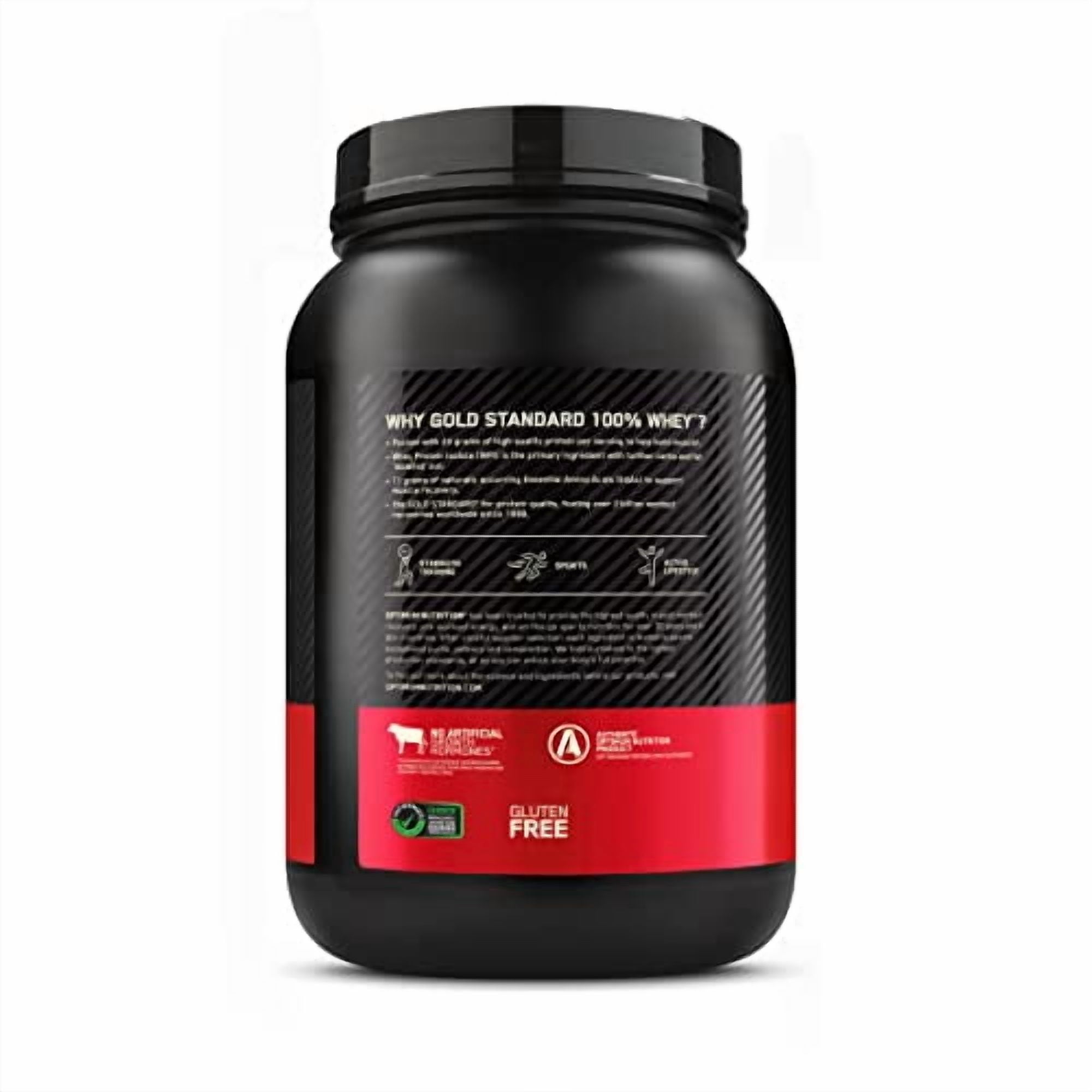 Optimum Nutrition Gold Standard 100% Whey Protein Powder, Banana Cream, 24g Protein, 2 Lb