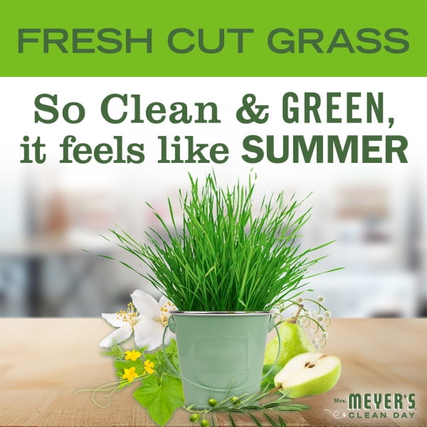 Mrs. Meyer’s Clean Day Liquid Hand Soap 12.5 fl oz Each, Fresh Cut Grass, Tomato Vine, Blueberry, 1 ct (Variety Pack)