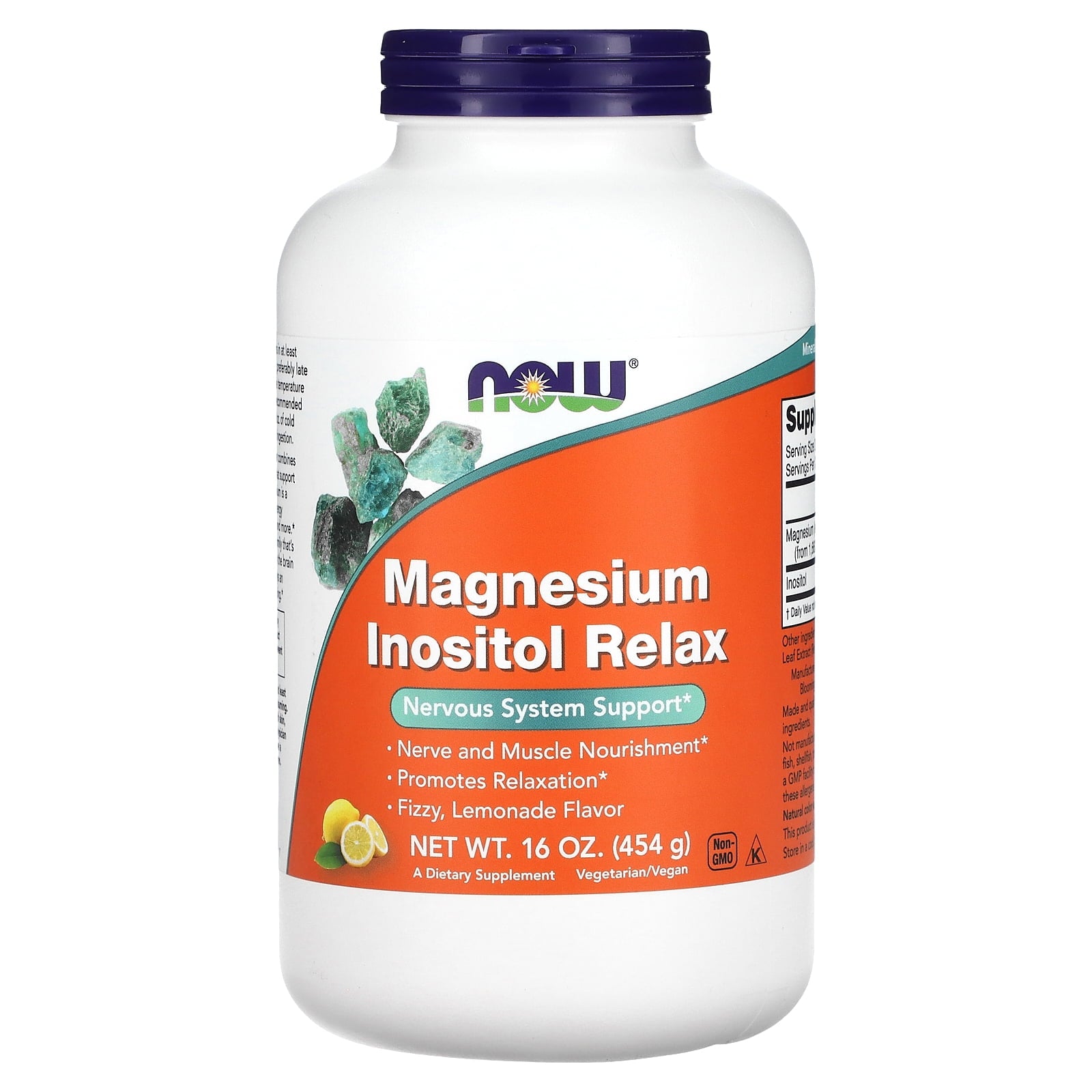 Now Foods Magnesium Inositol Relax 16 oz Powder