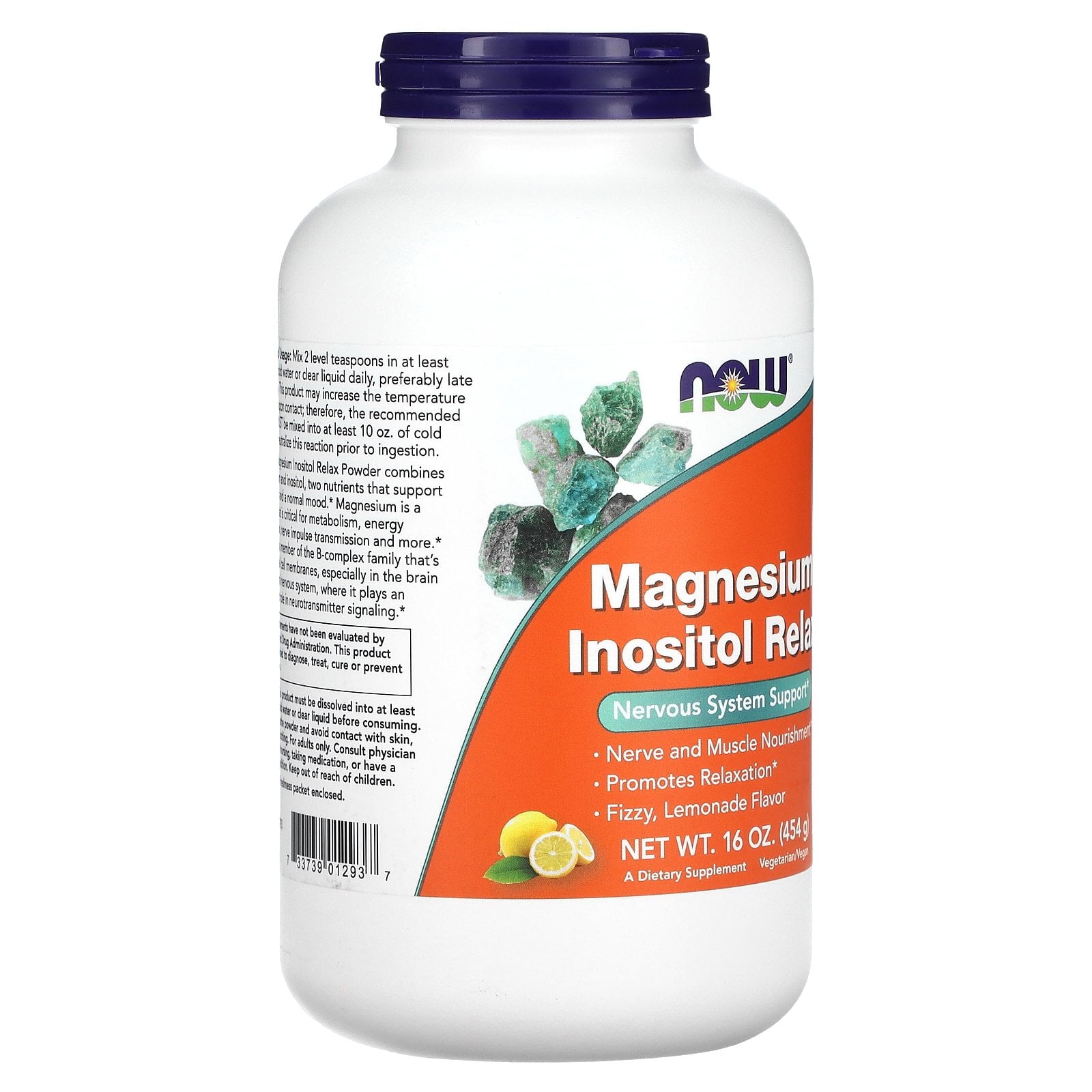Now Foods Magnesium Inositol Relax 16 oz Powder