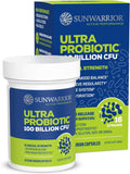 Sunwarrior Active Performance Ultra Probiotic Capsules for Gut Health, 100 Billion CFU, 30 Count