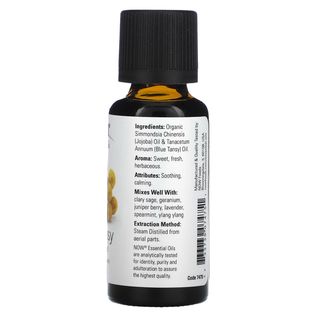 NOW Foods Essential Oils, Blue Tansy, 1 fl oz (30 ml)
